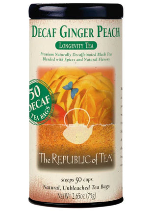 Republic Of Tea Ginger Peach Decaf