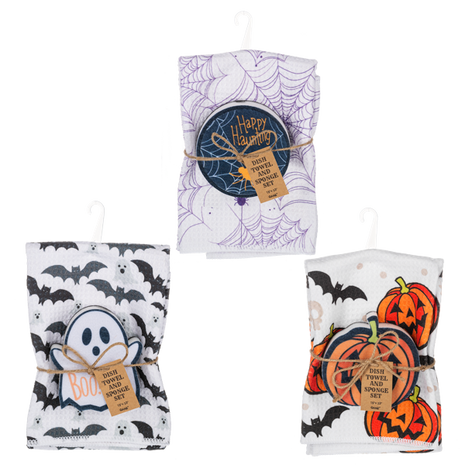 Freshly Boo'd Coffee - Towel and Sponge Set