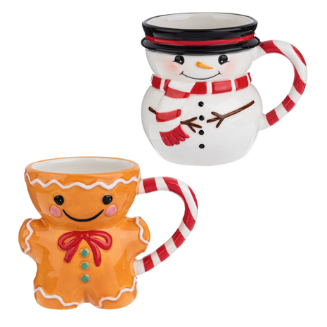 Snowman or Gingerbread Mug