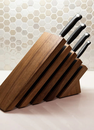 Next Level Magnetic Knife Block Acacia