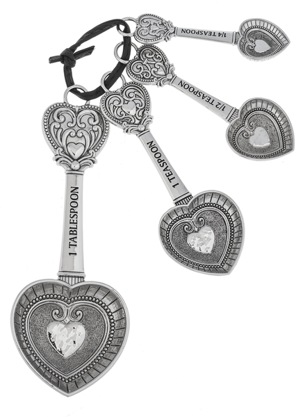 Measuring Spoons - Hearts -4 pc set