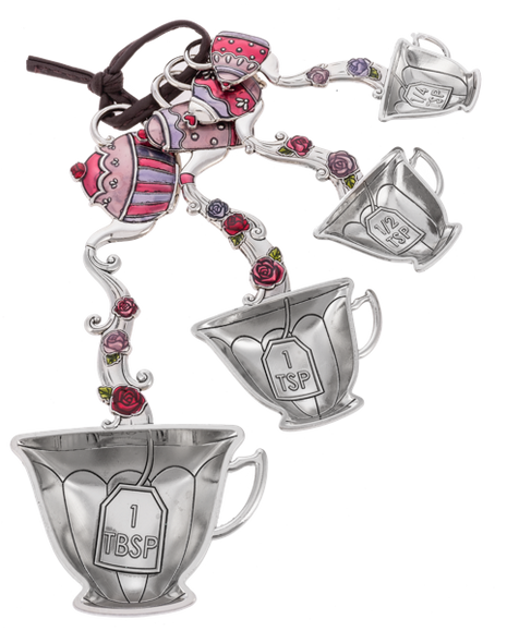 Measuring Spoons Colored - Tea Time (4 pc. set)