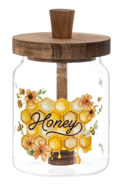 Honey Jar with Dipper