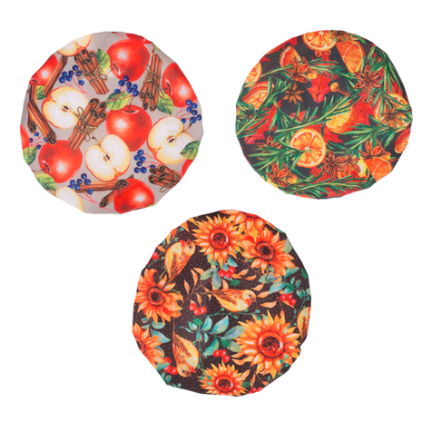 Cinnamon Spice Reusable Bowl Covers (3 pc. set)