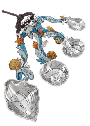 Measuring Spoons Colored - Seashells