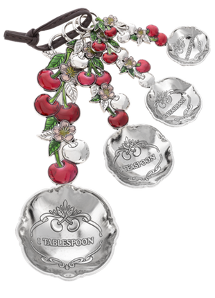 Measuring Spoons Colored - Cherries