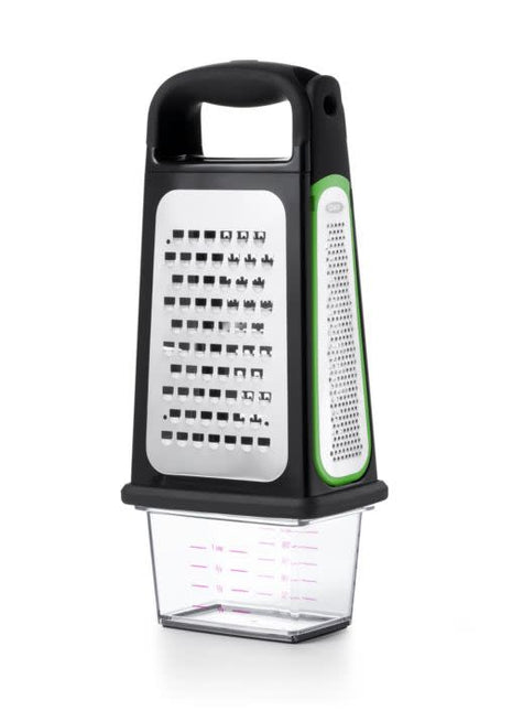 Etched Box Grater w/ Removable Zester - As is