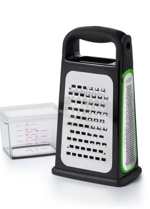 Etched Box Grater w/ Removable Zester