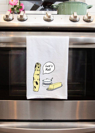 Lefse "Let's Roll" Flour Sack Towel
