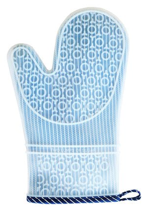 Navy Pinstripe Silli Oven Mitt