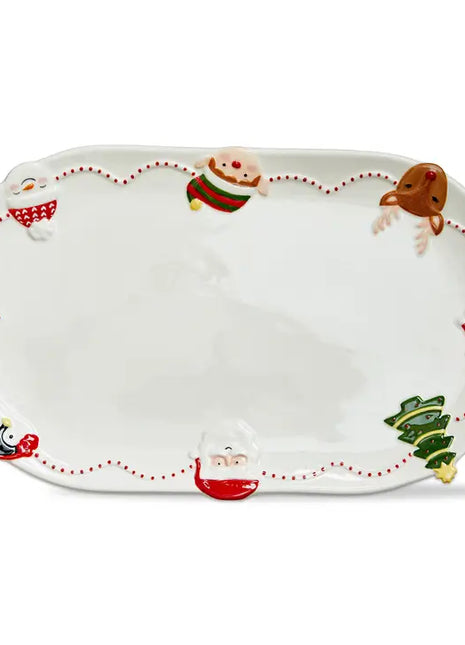 Holiday Cheer Oval Platter