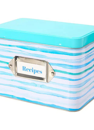 Tin Recipe Box