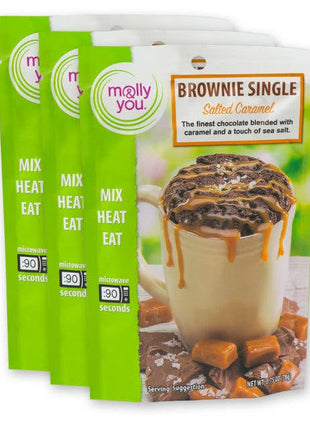 Salted Caramel Brownie Microwave Single