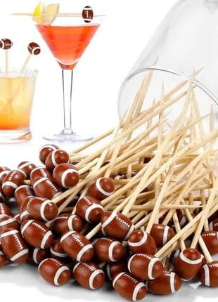 Decorative Sport Pick Pk Of 100 Football