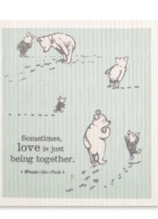 Swedish Dish Cloth Pooh Being Together