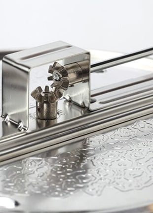 Whirley-Pop Popcorn Maker Silver Aluminum Metal Gear