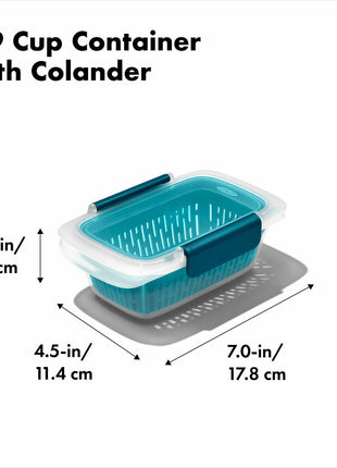Prep And Go Container With Colander