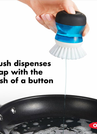 Pump Palm Brush And Storage Set