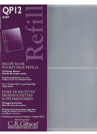 Refill/pocket Page Qp12 4x6 Divided