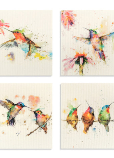 Swedish Dish Cloth Crouser Hummingbird Single