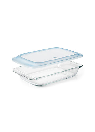 Glass Baking Dish w/ Lid 3 Qt