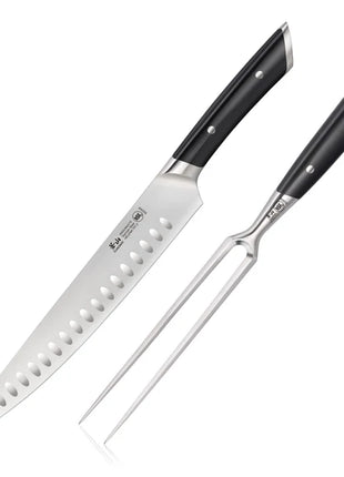 Helena 2pc Carving Set - 9" Carving knife, 6" Carving Fork (forged)