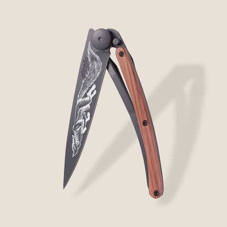 37g, Knife Fox Coral Wood, Black