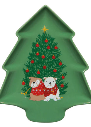 Shaped Spoon Rest Holiday Hounds