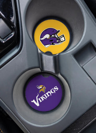 Minnesota Vikings Car Coaster Set