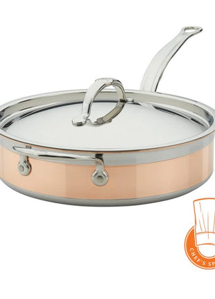 Copperbond Covered Saute w/ Helper Handle 3.5 qt IA