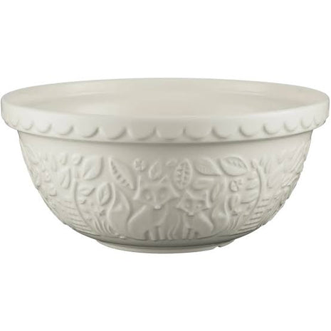 In the Forest - Fox Cream Size 12 Mixing Bowl