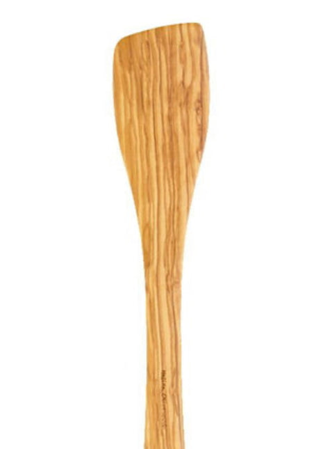 ItalIAn Olivewood Plain Curved Spatula 13in