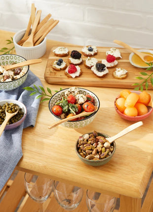 Bamboo Condiment Spoon Single