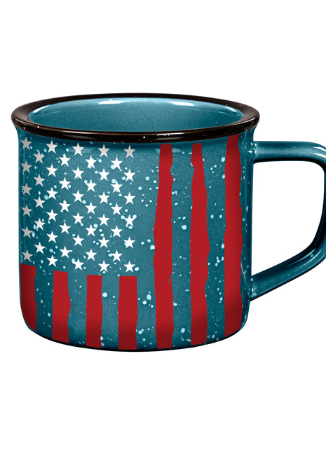 American Flag Ceramic Cozy C 15oz