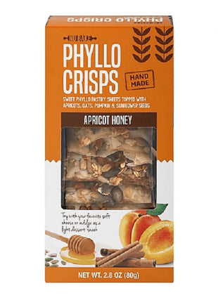 Phyllo Crisps Apricot Honey