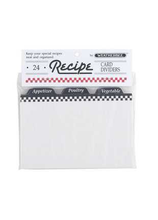 Recipe Dividers 4x6
