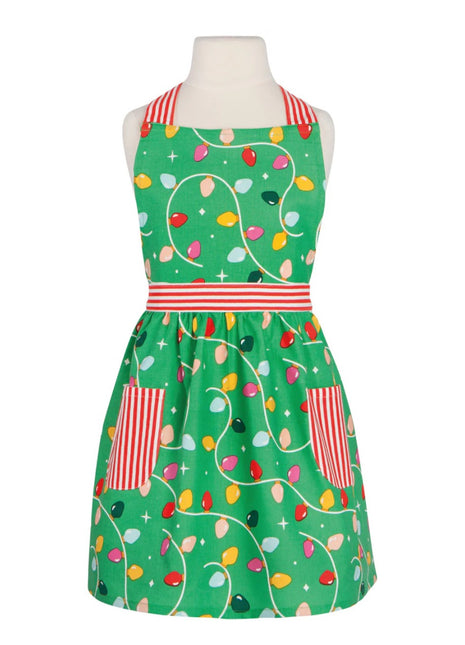 Minnie Kid Apron Holiday Glow