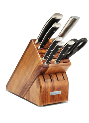 Ikon 8 Pc Block Set Acacia