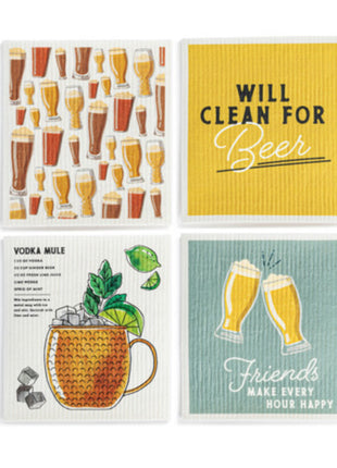 Swedish Dish Cloth Beer Single