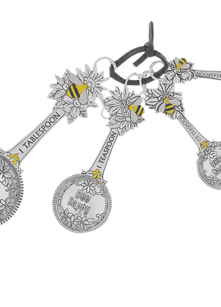 Measuring Spoons - Metal 4 Pc