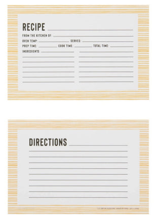 Recipe Cards