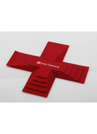 Felt Pan Protectors Red