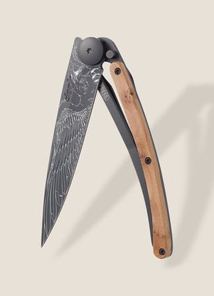 37g, Knife Eagle Juniper Wood, Black