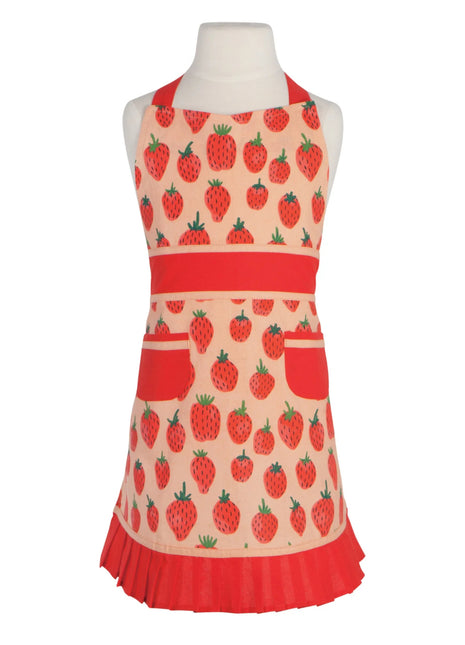 Sally Kid Apron Berry Sweet