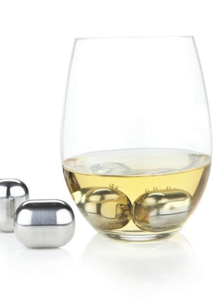 StainleSS Steel Wine Chilling Globes
