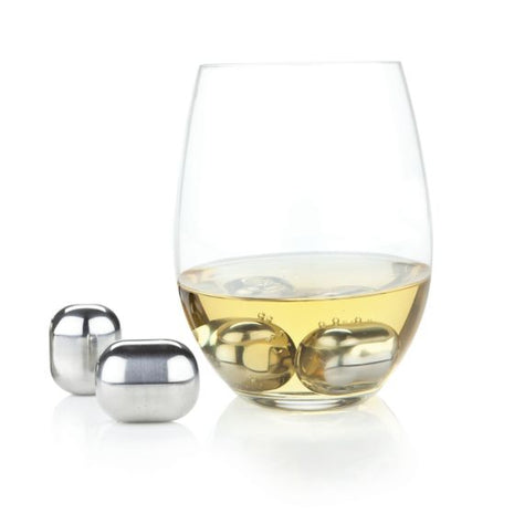 StainleSS Steel Wine Chilling Globes