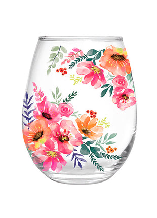 Pastels Of Nature StemleSS Glass IA