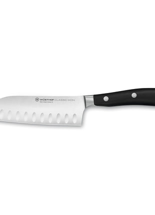 Wusthof Ikon Santoku Knife Hollow Edge 5 in