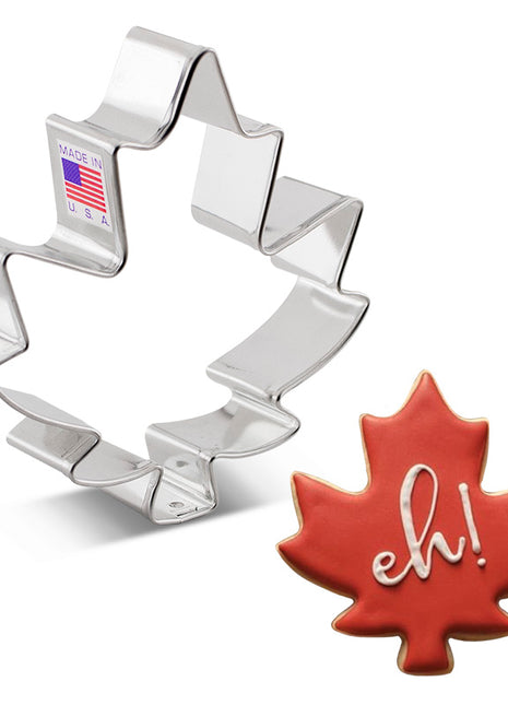 Fall Holiday Cookie Cutter Maple Leaf