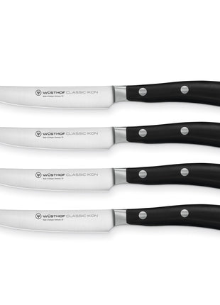 Wusthof Ikon Steak Knife Set 4 Pc